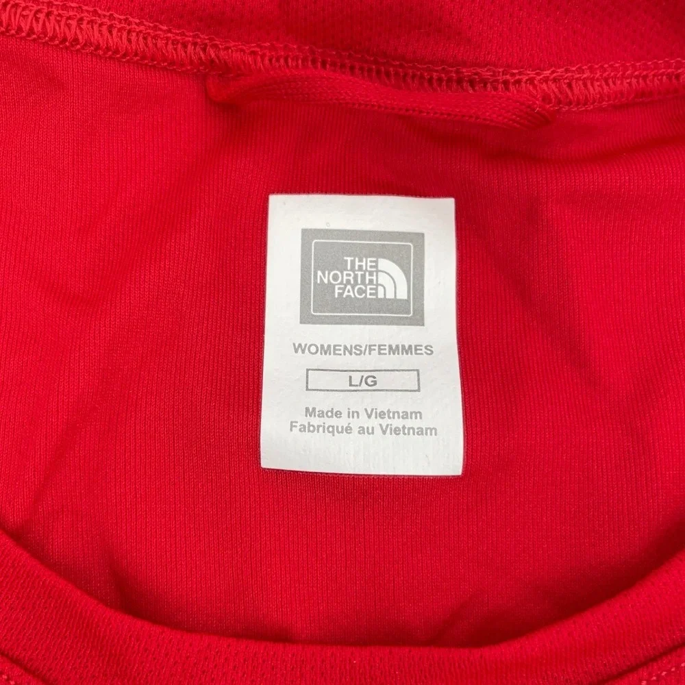 The North Face Shirt VaporWick Large Red Good